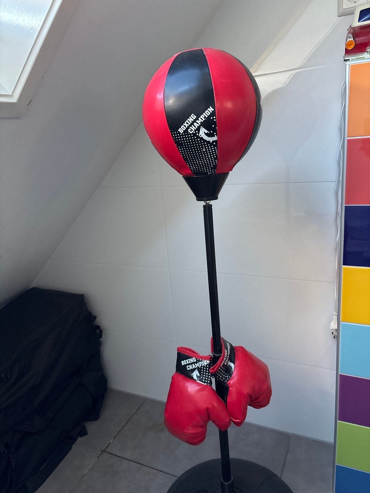 Boksbal met handschoenen - Boxing Champion, Ophalen, Gebruikt