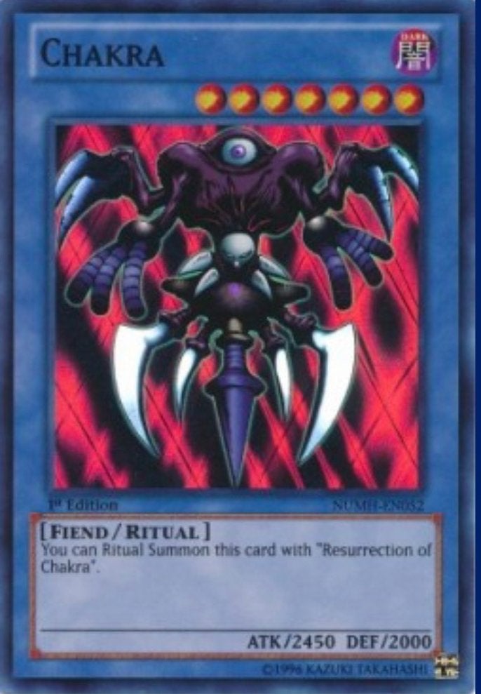 Yu-Gi-Oh! Chakra & Resurrection of Chakra NUMH Print !, Ophalen of Verzenden, Gebruikt, Meerdere kaarten, Foil
