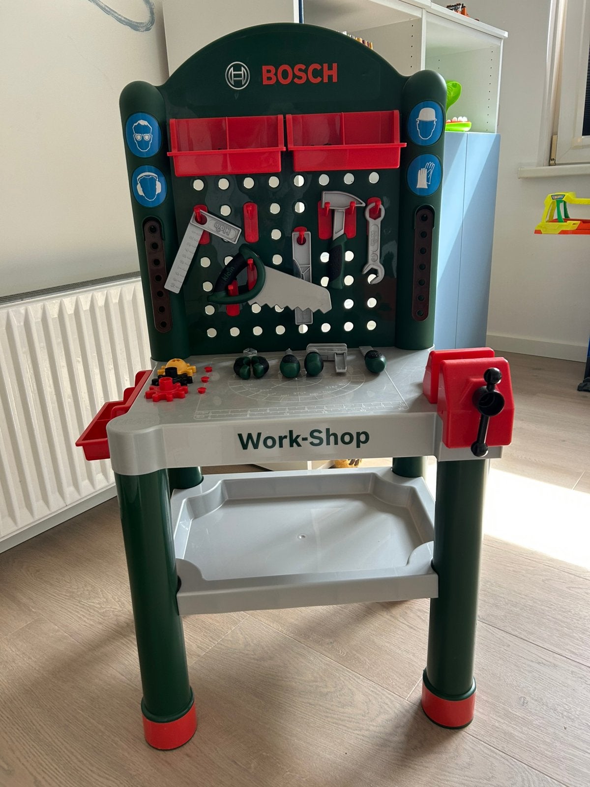 Bosch kinderwerkbank, Ophalen, Gebruikt