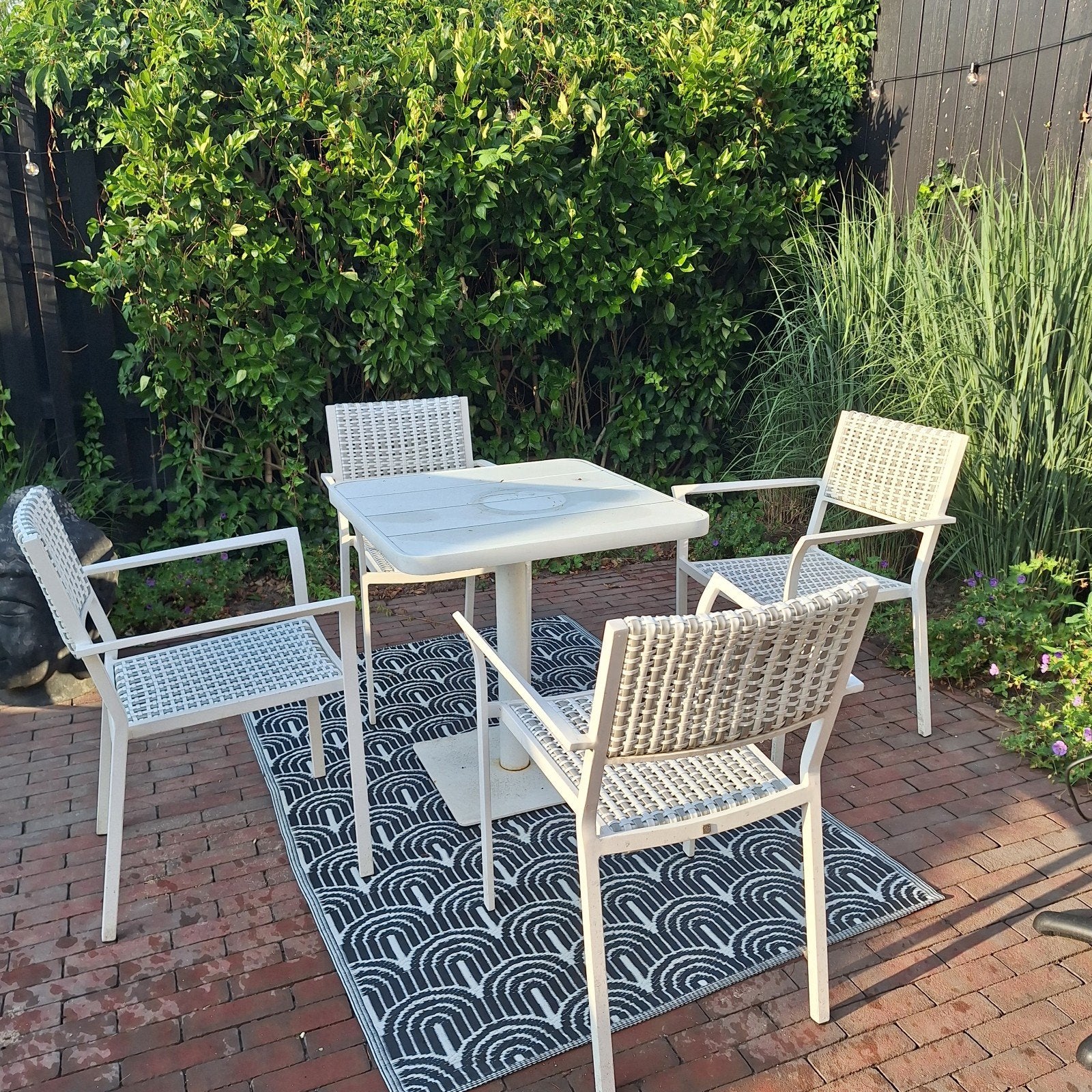 Oerdegelijk tuinset. 5 delig., Ophalen of Verzenden