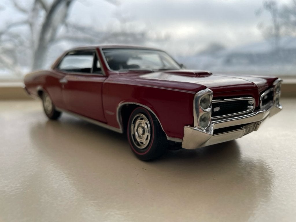 Pontiac GTO 1966 - Classic Metal Works - 1/24, Ophalen of Verzenden, Zo goed als nieuw, Auto, Overige merken