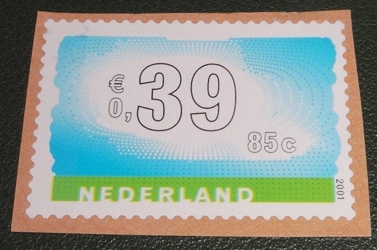 Tien voor post - 2061 - 2001 - Landschap met wolk - PNe01-13, Postzegels en Munten, Postzegels | Nederland, Verzenden, Na 1940
