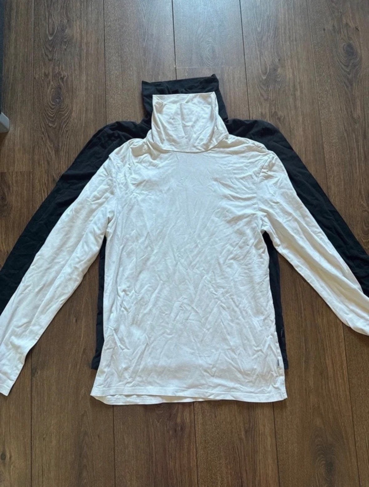 Set van 2 Pier One coltruien - Zwart en Wit - Maat L, Verzenden, Zo goed als nieuw, Maat 52/54 (L), Zwart
