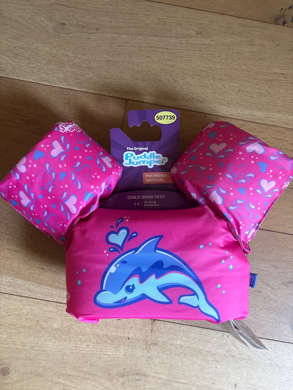 Nieuwe Puddle Jumper Zwemvest Roze Dolfijn - Maat 2-6 jaar, Ophalen of Verzenden, Nieuw