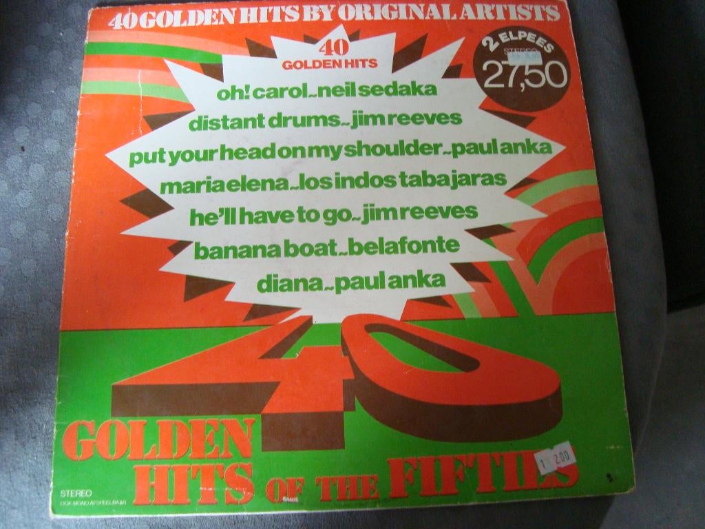40 golden hits , het is 1 lp, Ophalen of Verzenden, Zo goed als nieuw, 12 inch