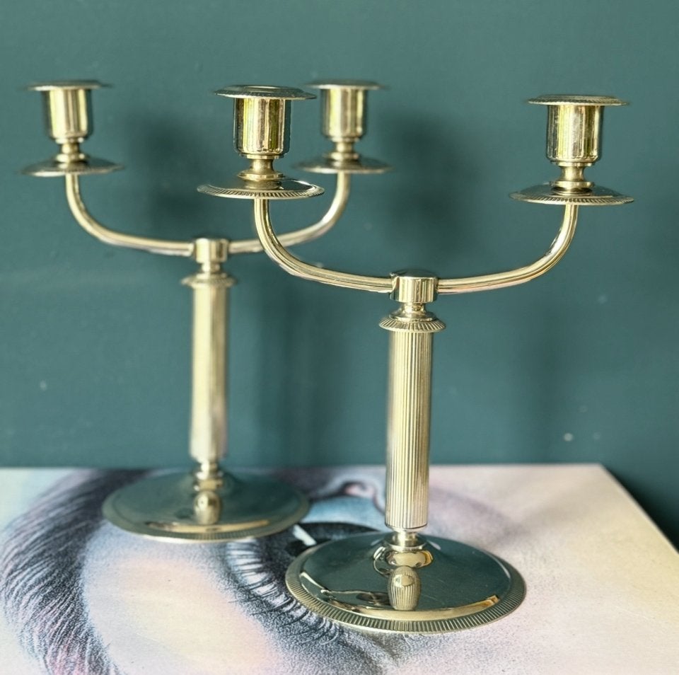 Létang Rémy set van twee stijlvolle kandelaars, Huis en Inrichting, Woonaccessoires | Kandelaars en Kaarsen, Ophalen of Verzenden