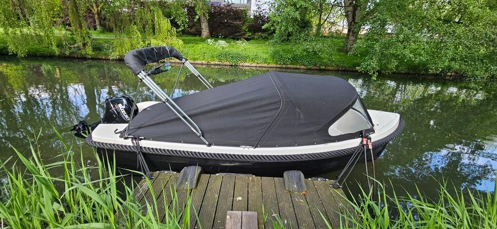Gentle 495 sloep - Suzuki 15 PK elektr. trim., Ophalen, 15 pk, Zo goed als nieuw, Gentle