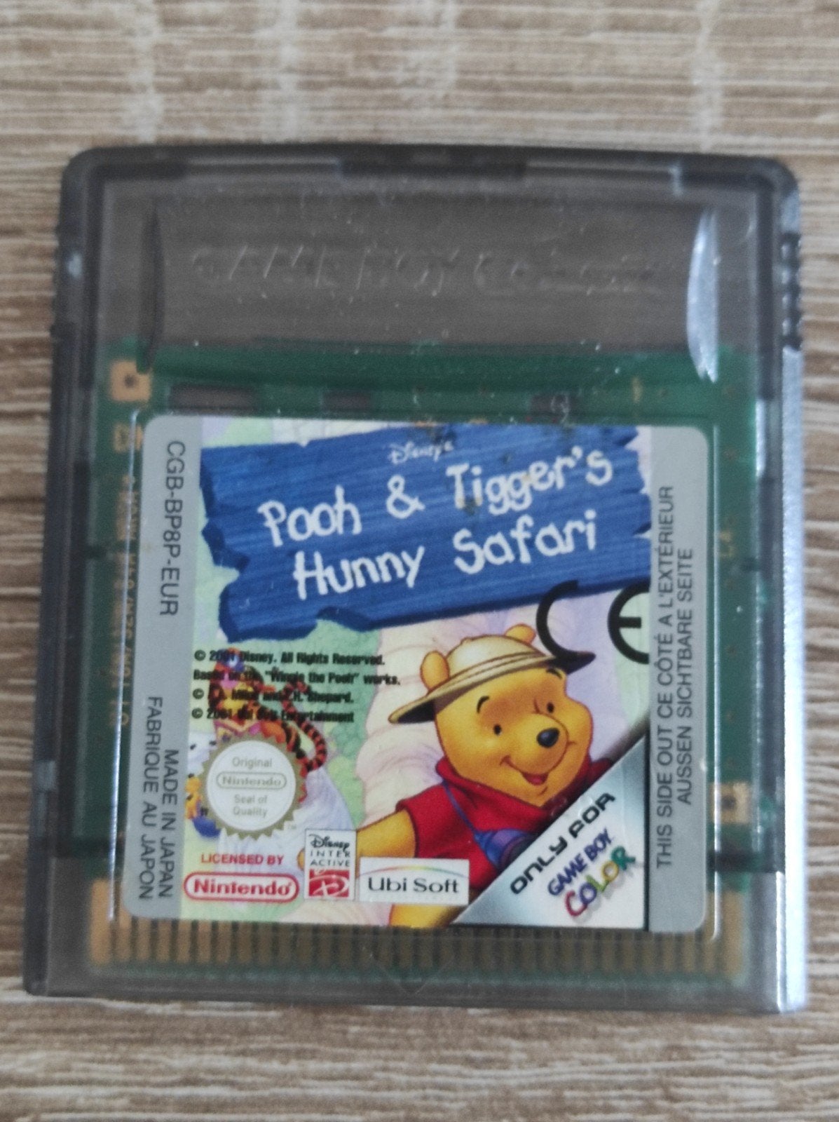 Pooh & Tiggers Hunny Safari Game Boy Color, Avontuur en Actie, 1 speler, Ophalen of Verzenden, Zo goed als nieuw