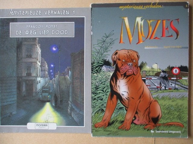 w0197 mysterieuze verhalen 2x, Boeken, Meerdere stripboeken, Ophalen, Gelezen