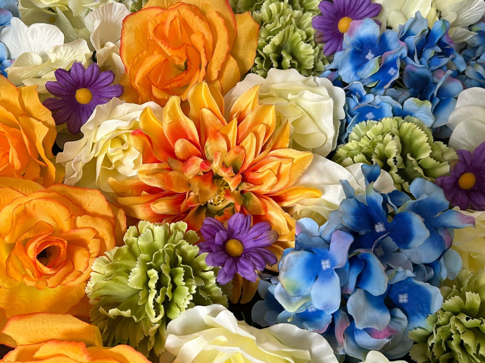 Restpartij kunstbloemen 34 stuks partij handel decoratie, Binnen, Info@rodebeagle.nl, Rode Beagle kunstbloemen, Nieuw