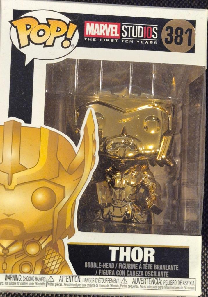 Thor golden chrome colour funko pop, Ophalen of Verzenden, Nieuw