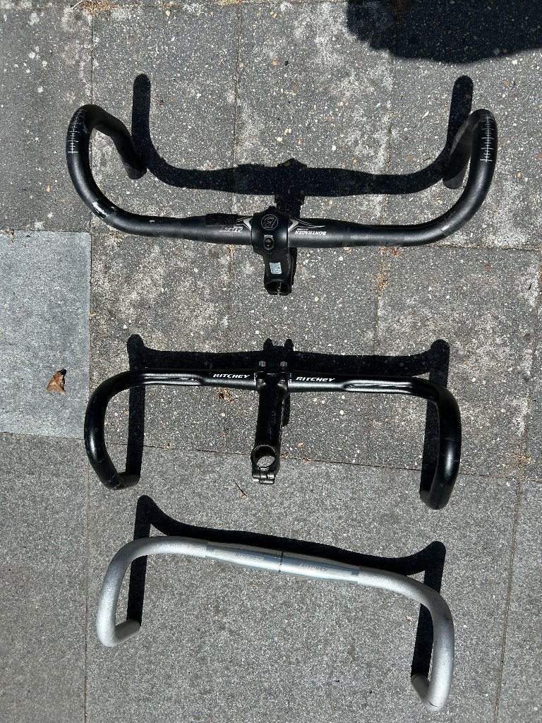 Racefiets stuur en stuurnok/ stuurpen, Fietsen en Brommers, Ophalen, Zo goed als nieuw, Racefiets, Stuur