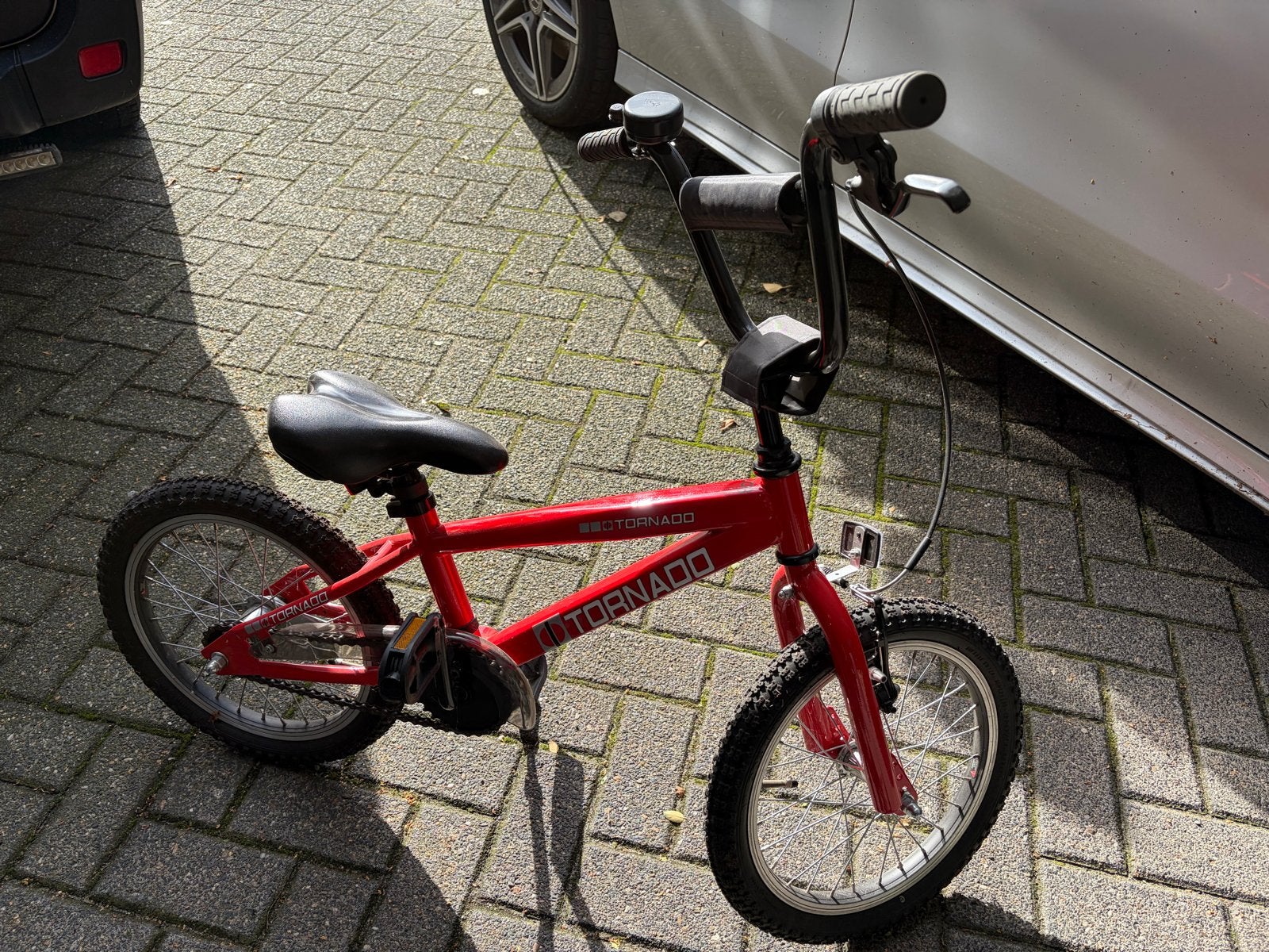 Tornado BMX kinderfiets - Rood, 16 inch, Fietsen en Brommers, Terugtraprem, 16 tot 20 inch, Staal, Ophalen of Verzenden