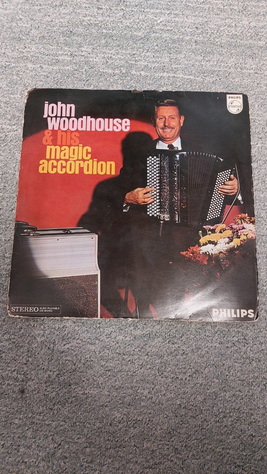 John Woodhouse & His Magic Accordion LP (Philips Stereo), LP, Gebruikt, Overige genres, Ophalen of Verzenden