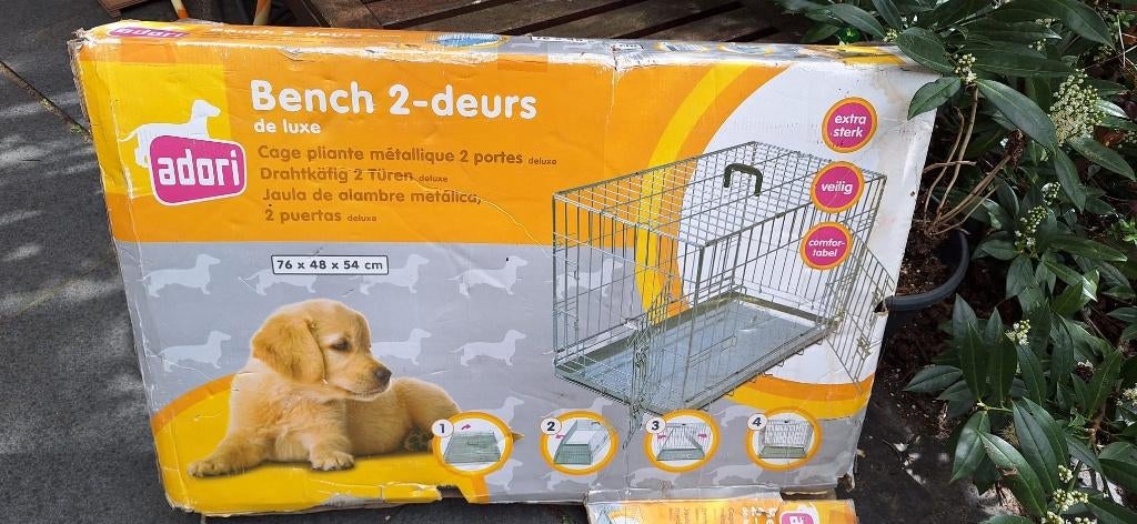 Bench Hond 76x48x54, Ophalen, Gebruikt
