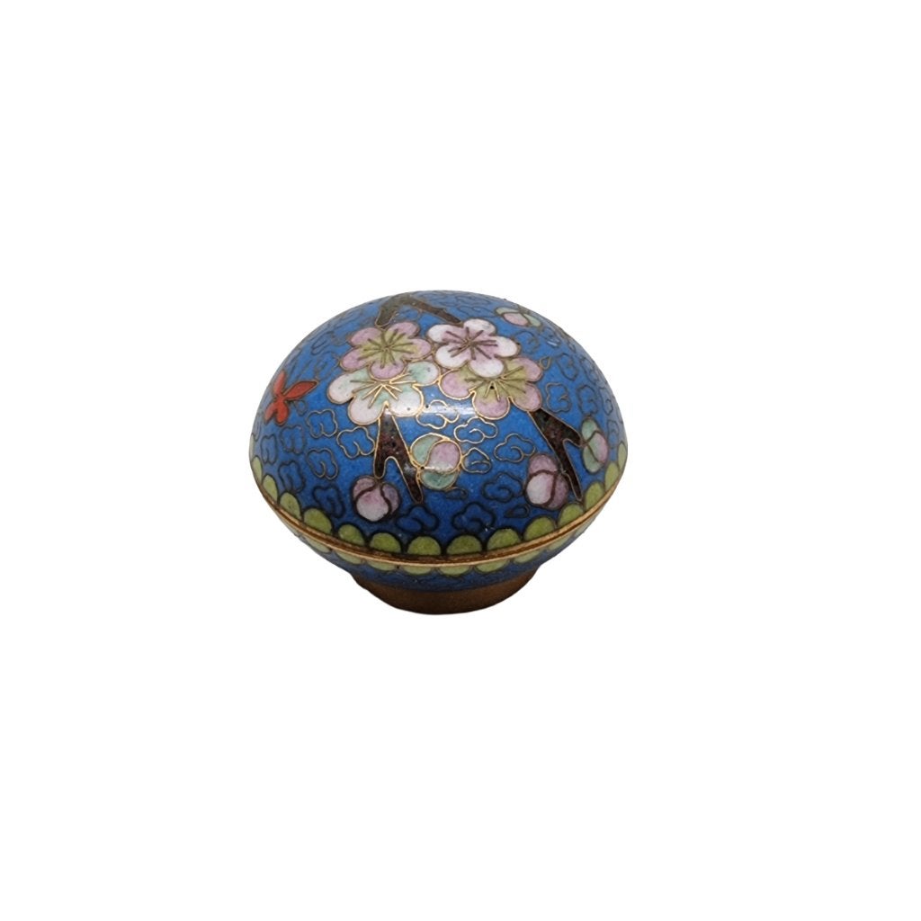 Chinese Cloisonné pillendoosje, jaren 90, Ophalen of Verzenden