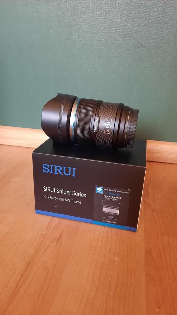 Sirui Sniper 33mm F1.2 AF APS-C Sony E-mount, Audio, Tv en Foto, Fotografie | Lenzen en Objectieven, Ophalen of Verzenden, Zo goed als nieuw
