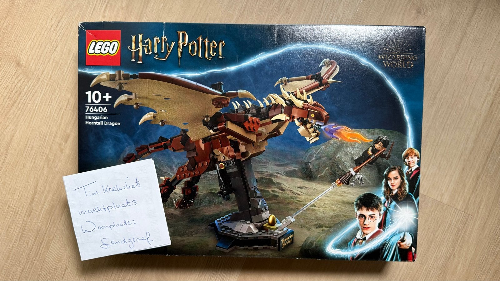 LEGO Harry Potter Hongaarse Hoornstaart Draak 76406 * Nieuw!, Ophalen, Lego, Inclusief doos, Complete set
