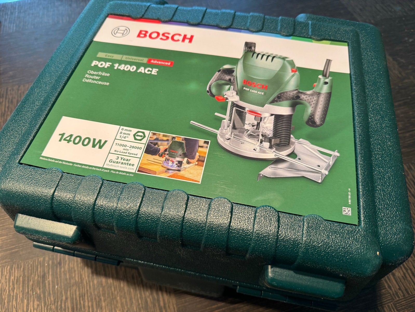 Bosch POF 1400 ACE Bovenfrees - nieuw in ongeopende koffer, Ophalen of Verzenden, Nieuw, Elektrisch, Bovenfrees