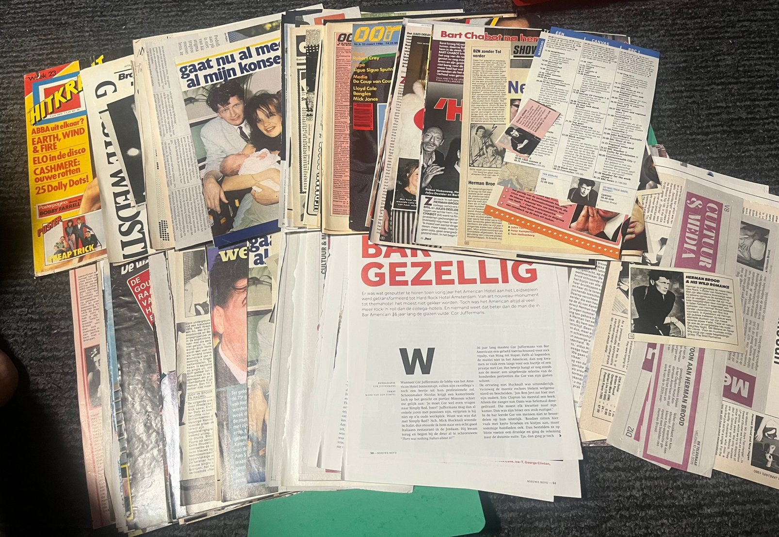 Stapel Herman Brood items, Verzenden, 1980 tot heden, Tijdschrift