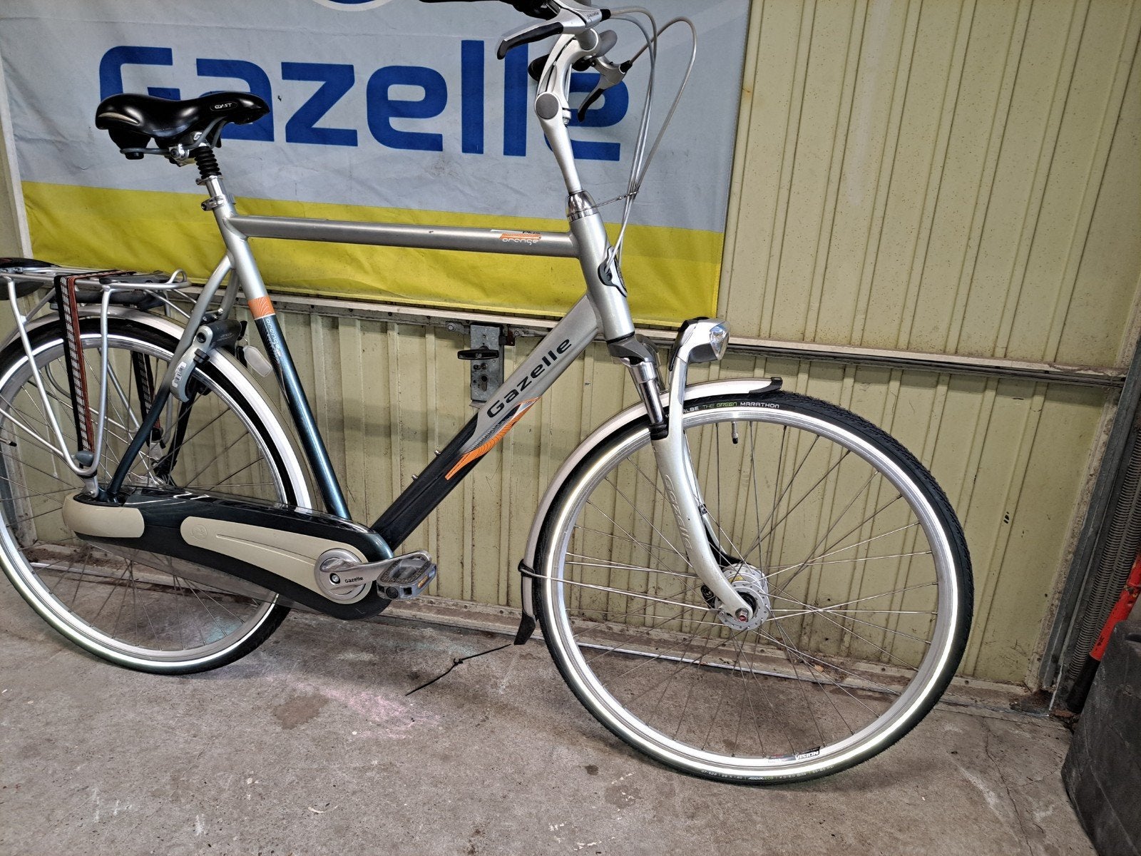 gazelle orange plus H65 7V in bij na nieuwe staat, Fietsen en Brommers, Fietsen | Heren | Herenfietsen, Ophalen, Gebruikt, Versnellingen