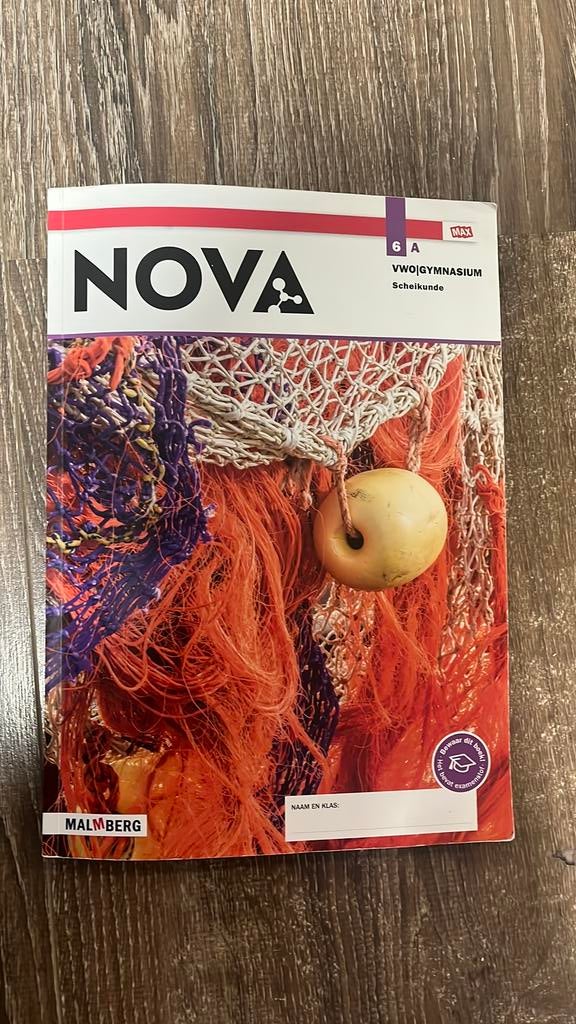 Nova deel a vwo 6 scheikunde, Ophalen of Verzenden, Zo goed als nieuw, VWO, Scheikunde
