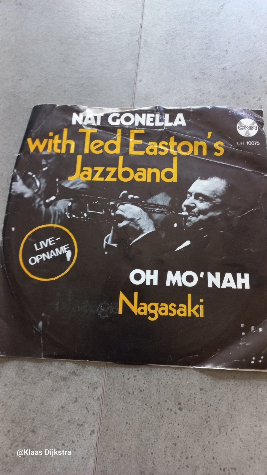 Nat Gonella with Ted Easton's Jazzband - Oh Mo'nah / Nagasak, 1960 tot 1980, Gebruikt, 7 inch, Ophalen of Verzenden