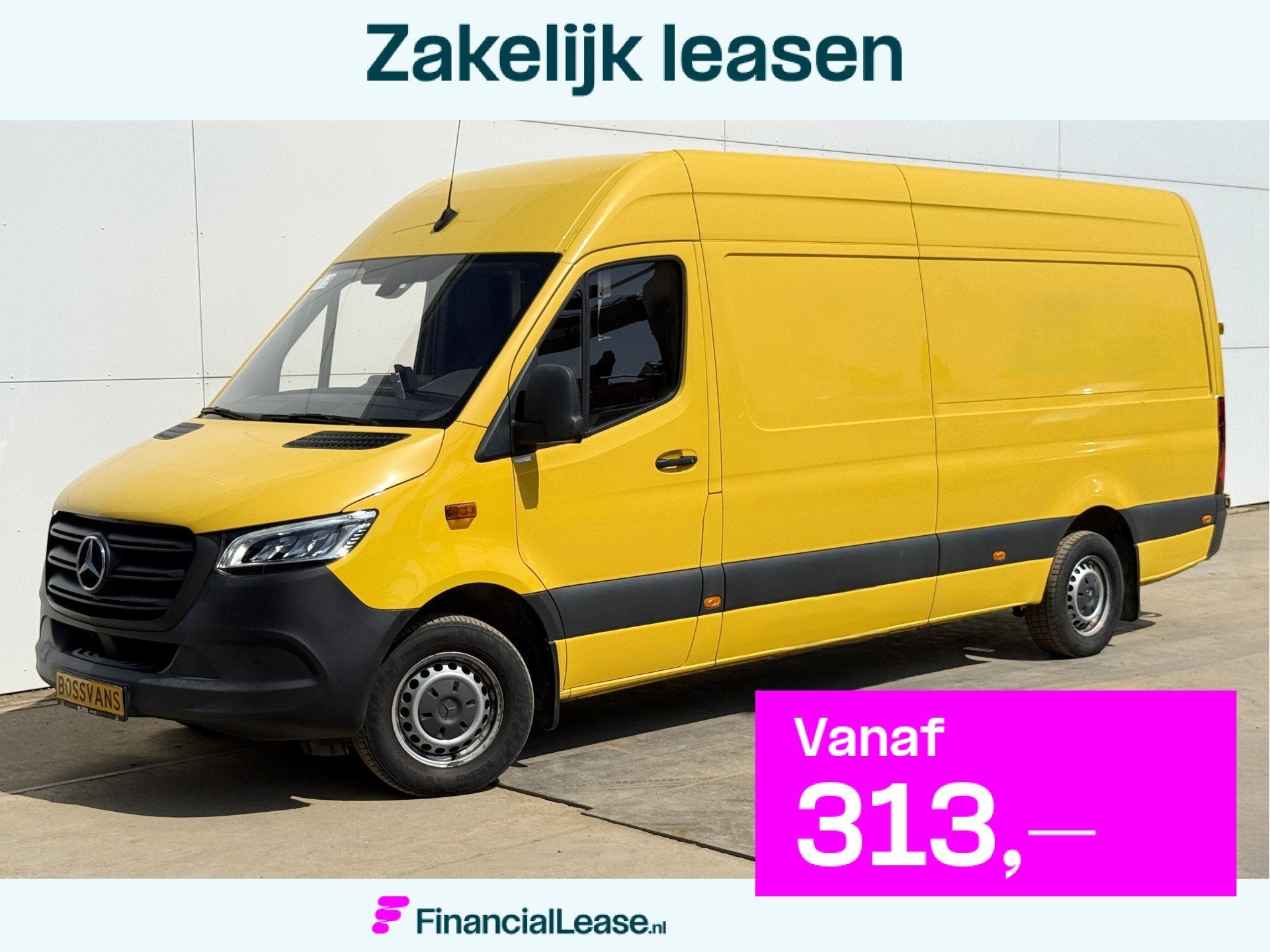 Mercedes-Benz Sprinter 315 1.9 CDI Pakketbus L3H2 Tussenscho, Achterwielaandrijving, Gebruikt, 4 cilinders, 1 stoelen
