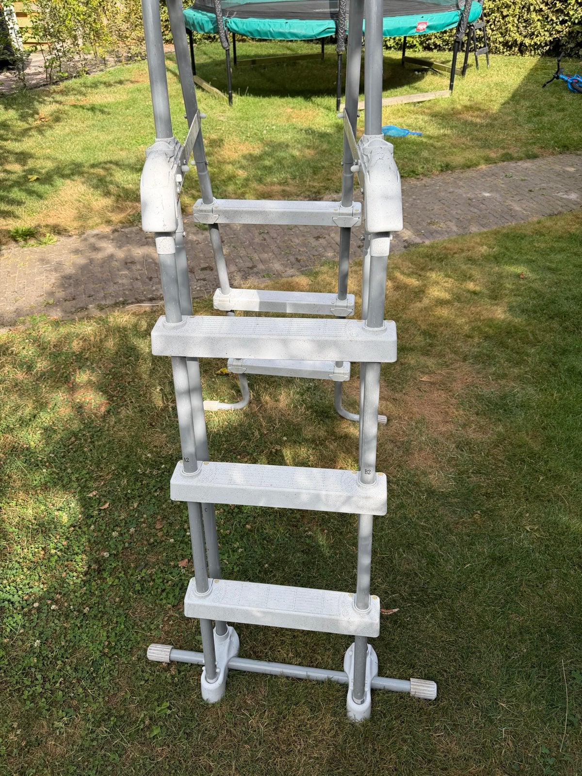 Zwembadtrapje voor opzetzwembaden, Tuin en Terras, Zwembad-toebehoren, Ophalen, Gebruikt, Ladder