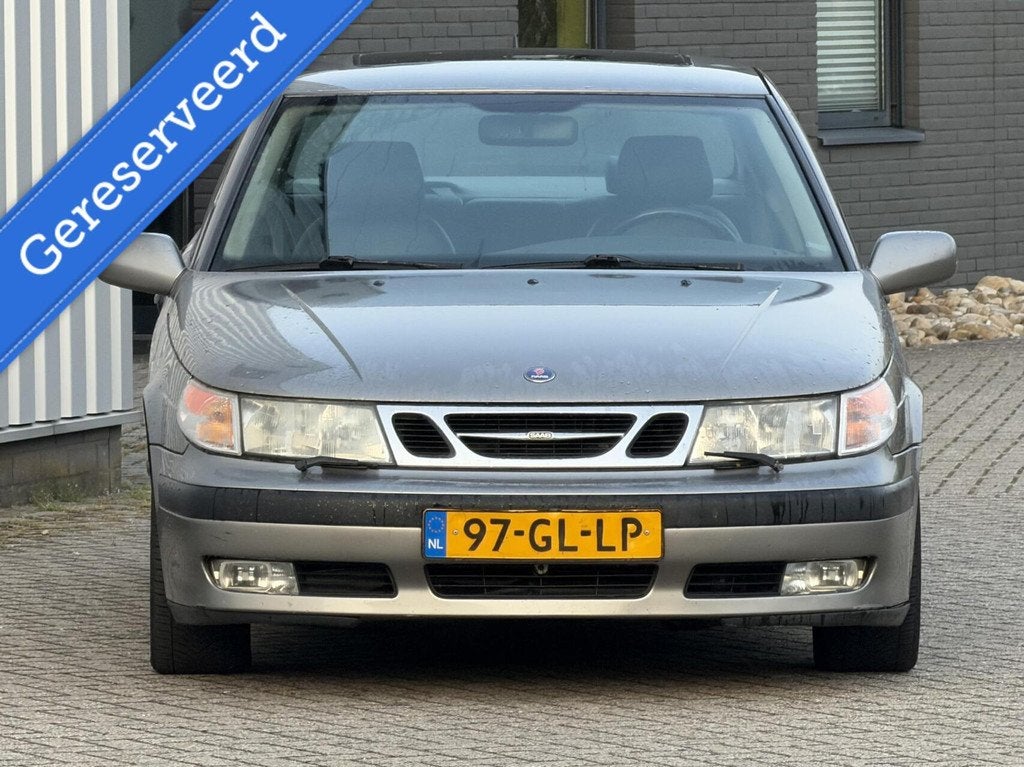 Saab 9-5 2.3t S Inruil mogelijk, 2290 cc, Bedrijf, Parkeersensor, Zilver of Grijs