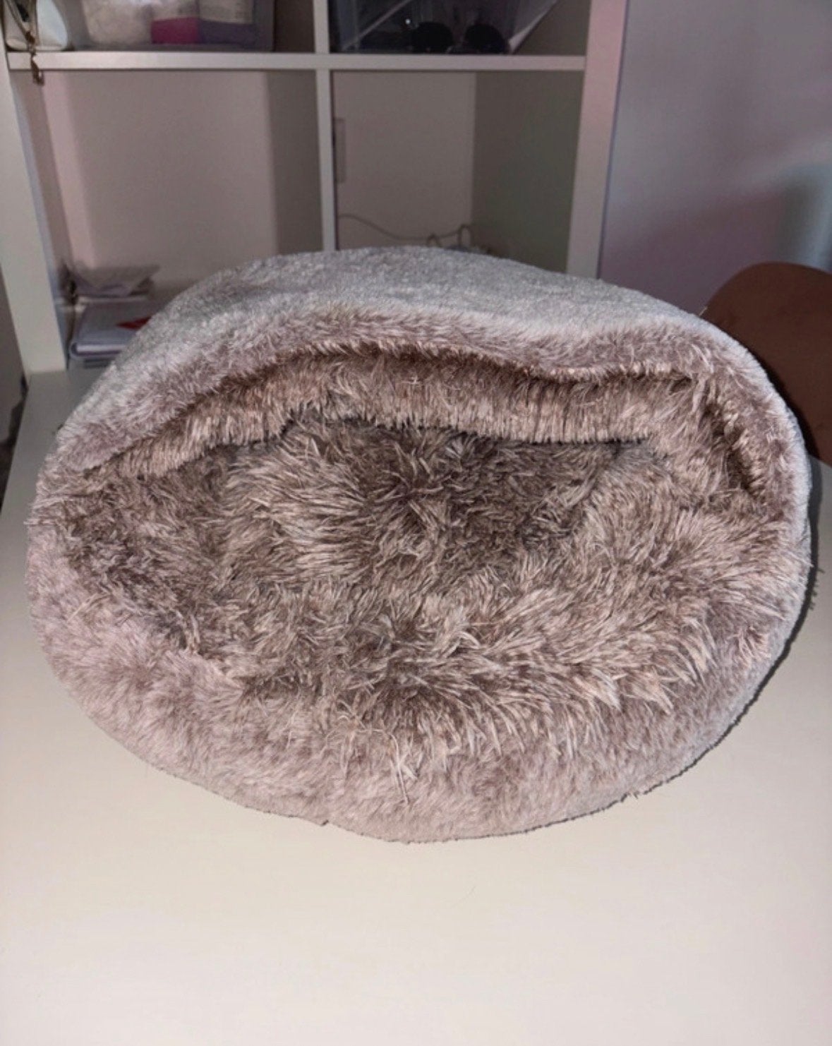 Fluffy honden mandje, Ophalen of Verzenden, Zo goed als nieuw, Pluche