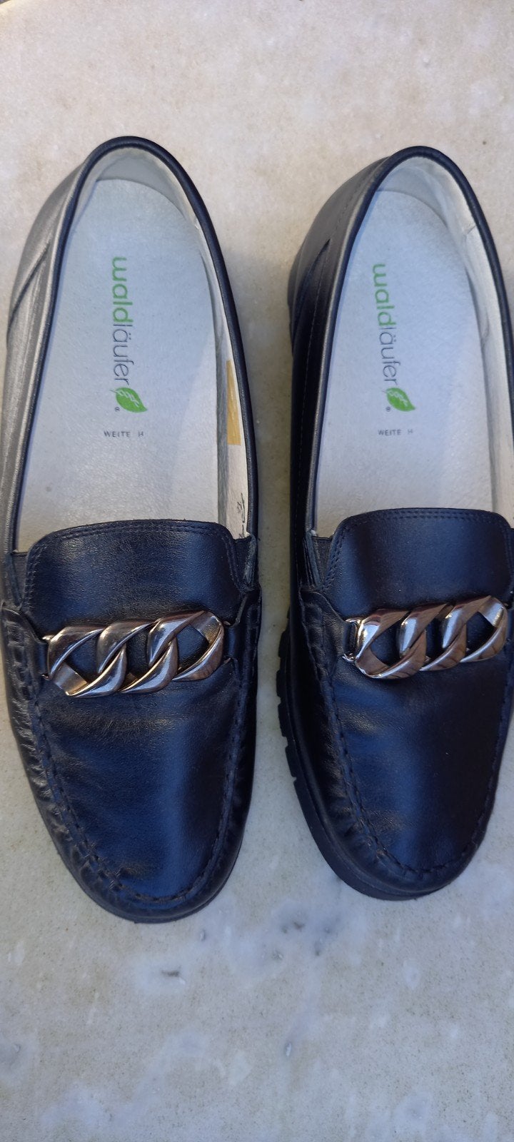 WALDLAUFER INSTAPPERS LOAFERS MAAT 7,5 H=40,5H., Ophalen of Verzenden, Zo goed als nieuw, WALDLAUFER., Instappers