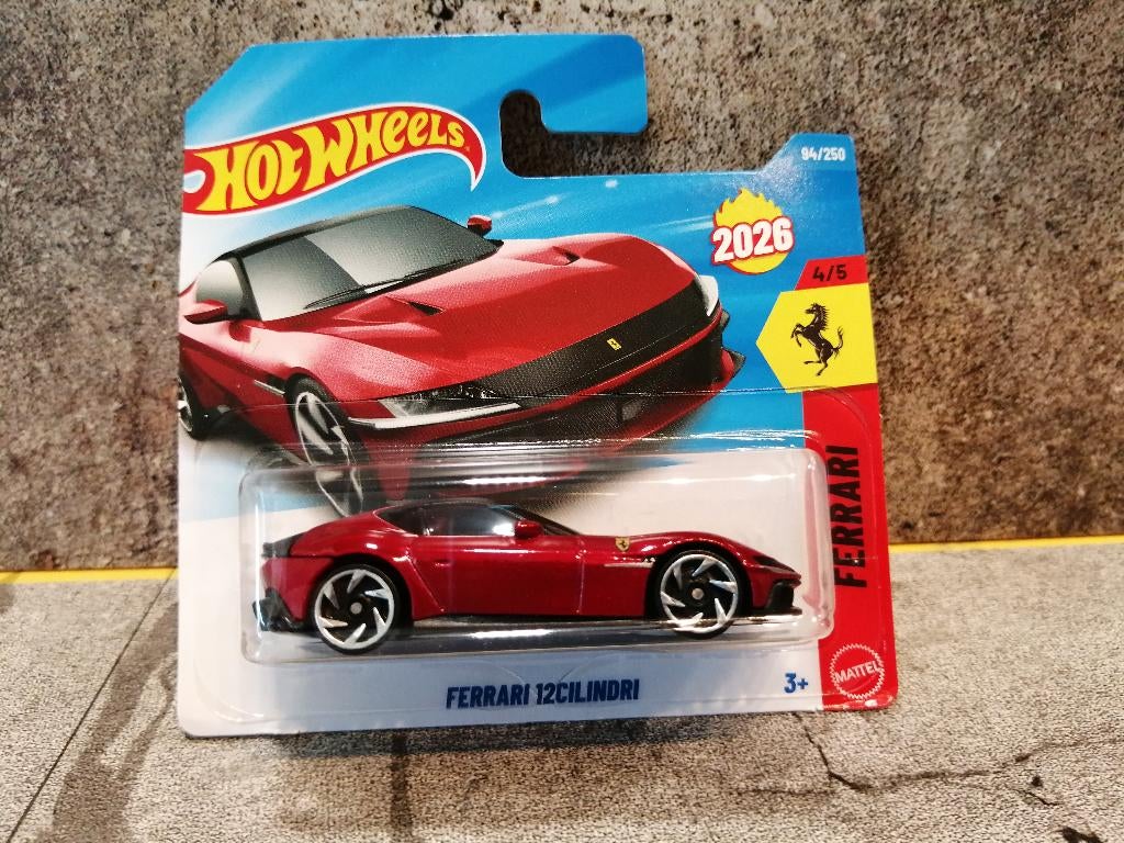 Ferrari 12Cilindri van Hot Wheels, Ophalen, Nieuw, Auto