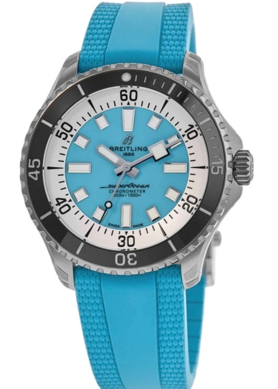 Breitling superocean full set + watchwinder, Ophalen, Staal, Breitling, Polshorloge