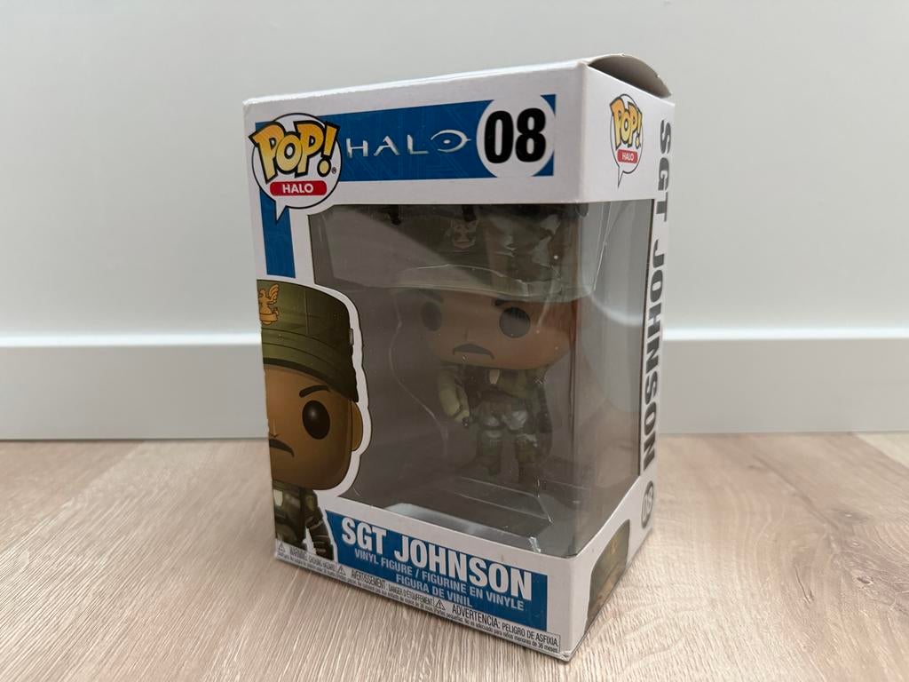 Funko Pop! Halo Sgt. Johnson #08 - Zo goed als nieuw, Ophalen, Gebruikt