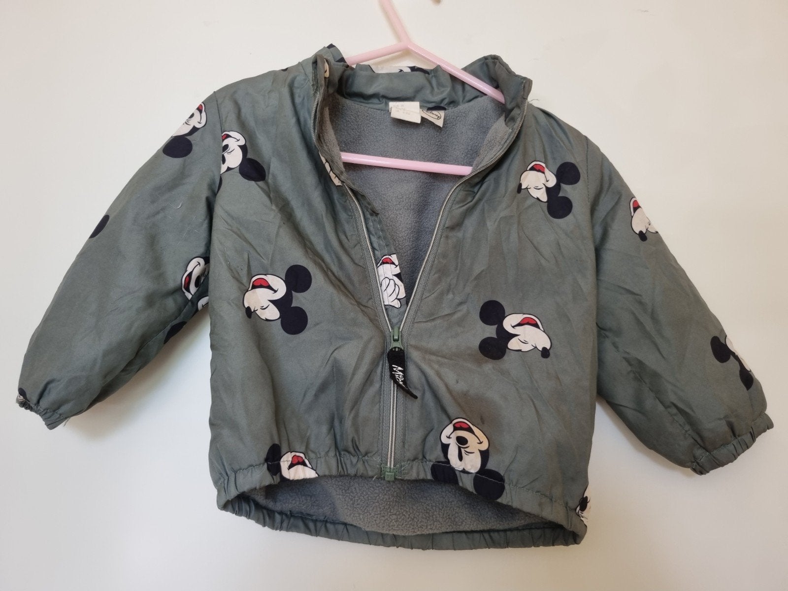 H&M Disney Mickey Mouse jasje maat 74, Ophalen of Verzenden, Zo goed als nieuw, H&M, Jongetje of Meisje