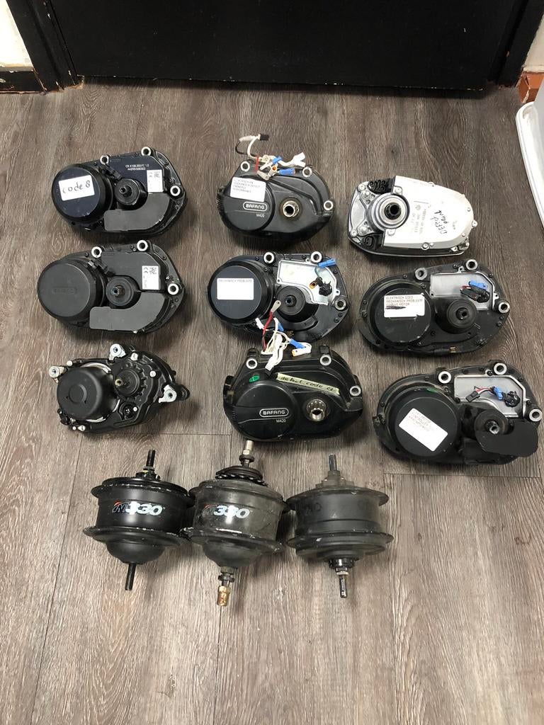 9 defecte middenmotoren bafang shimano brose, Ophalen of Verzenden, Zo goed als nieuw