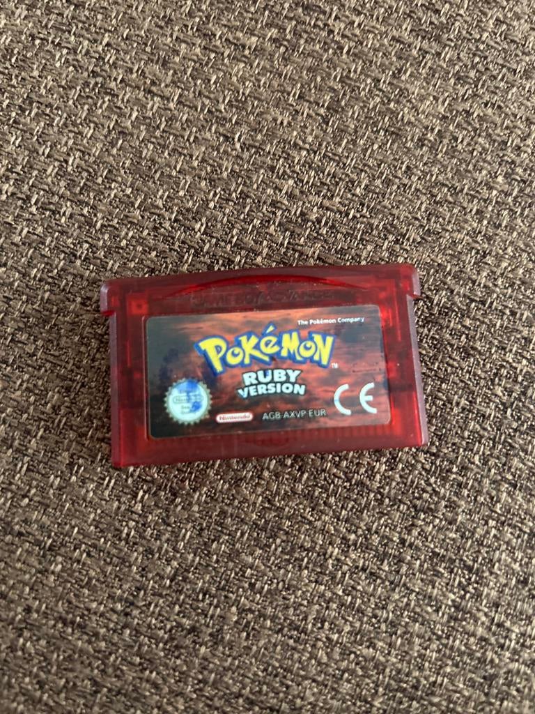 Pokémon Ruby Version - Game Boy Advance (GBA) - Klassieker, Spelcomputers en Games, Games | Nintendo Game Boy, Gebruikt, Role Playing Game (Rpg)