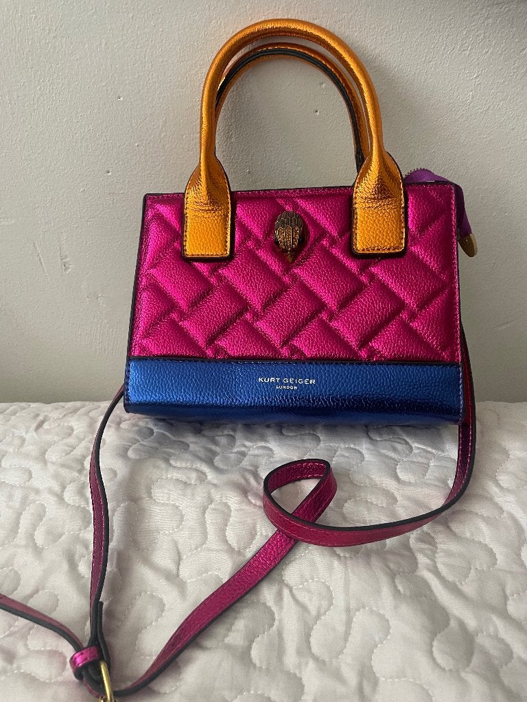 Kurt Geiger London Mini Kensington Tas - Multicolor, Ophalen, Zo goed als nieuw, Overige kleuren, Schoudertasje