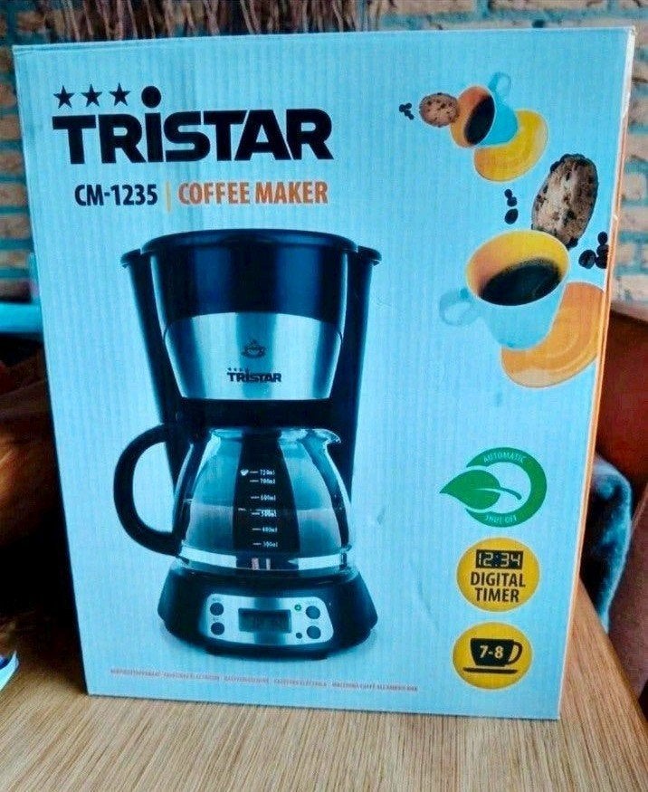 Nieuw! Tristar CM-1235 Koffiezetapparaat met timer, Ophalen, Nieuw, Koffiemachine, Gemalen koffie