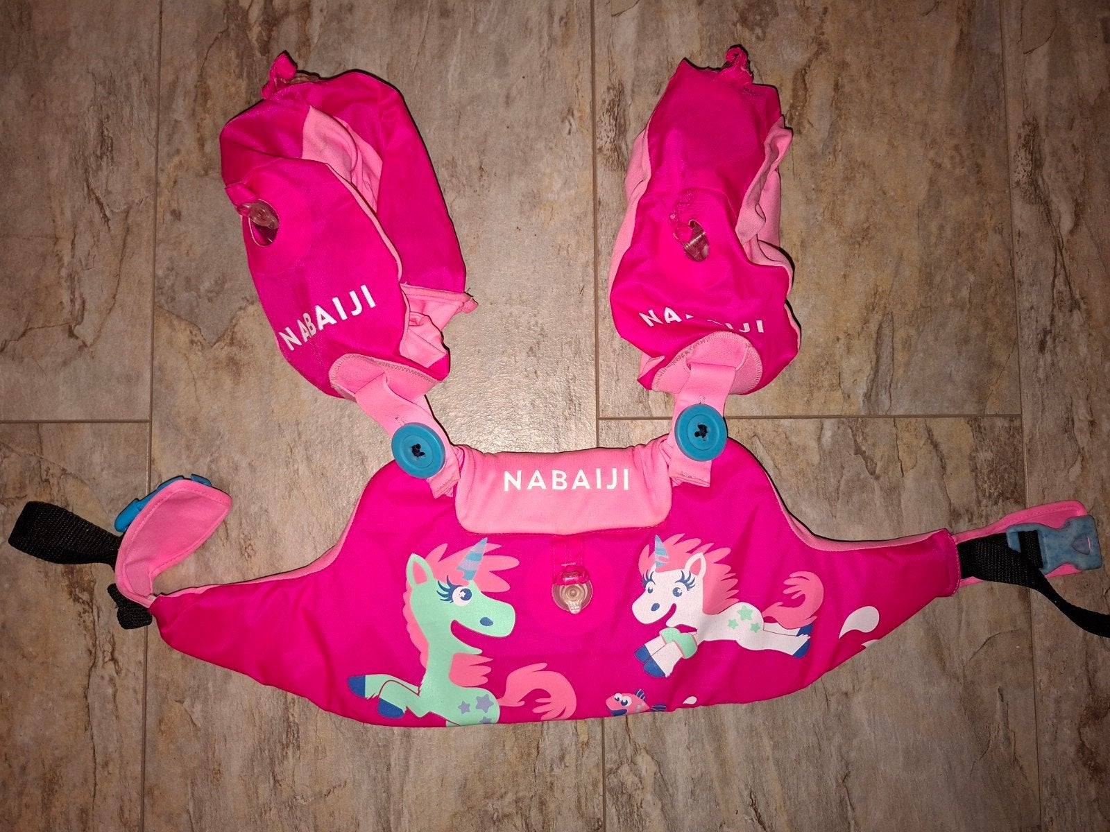 Nabiji zwembandjes zwemvest roze 15-30 kg, Kinderen en Baby's, Kinderkleding | Kinder-zwemkleding, Nabaiji, Jongen of Meisje, One size