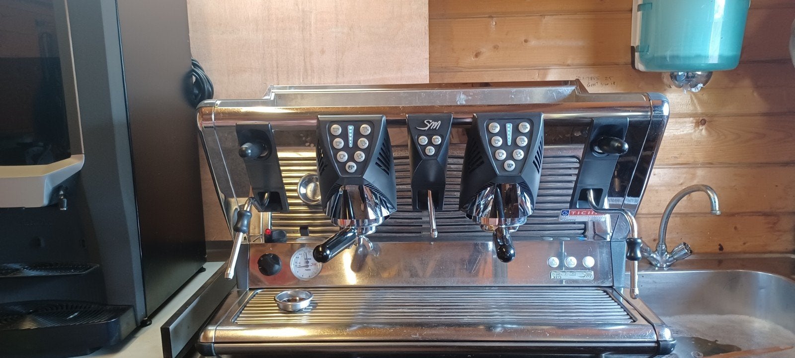 La San Marco 100 E Sprint Espressomachine, Witgoed en Apparatuur, Koffiezetapparaten, Espresso apparaat, Overige typen, 10 kopjes of meer
