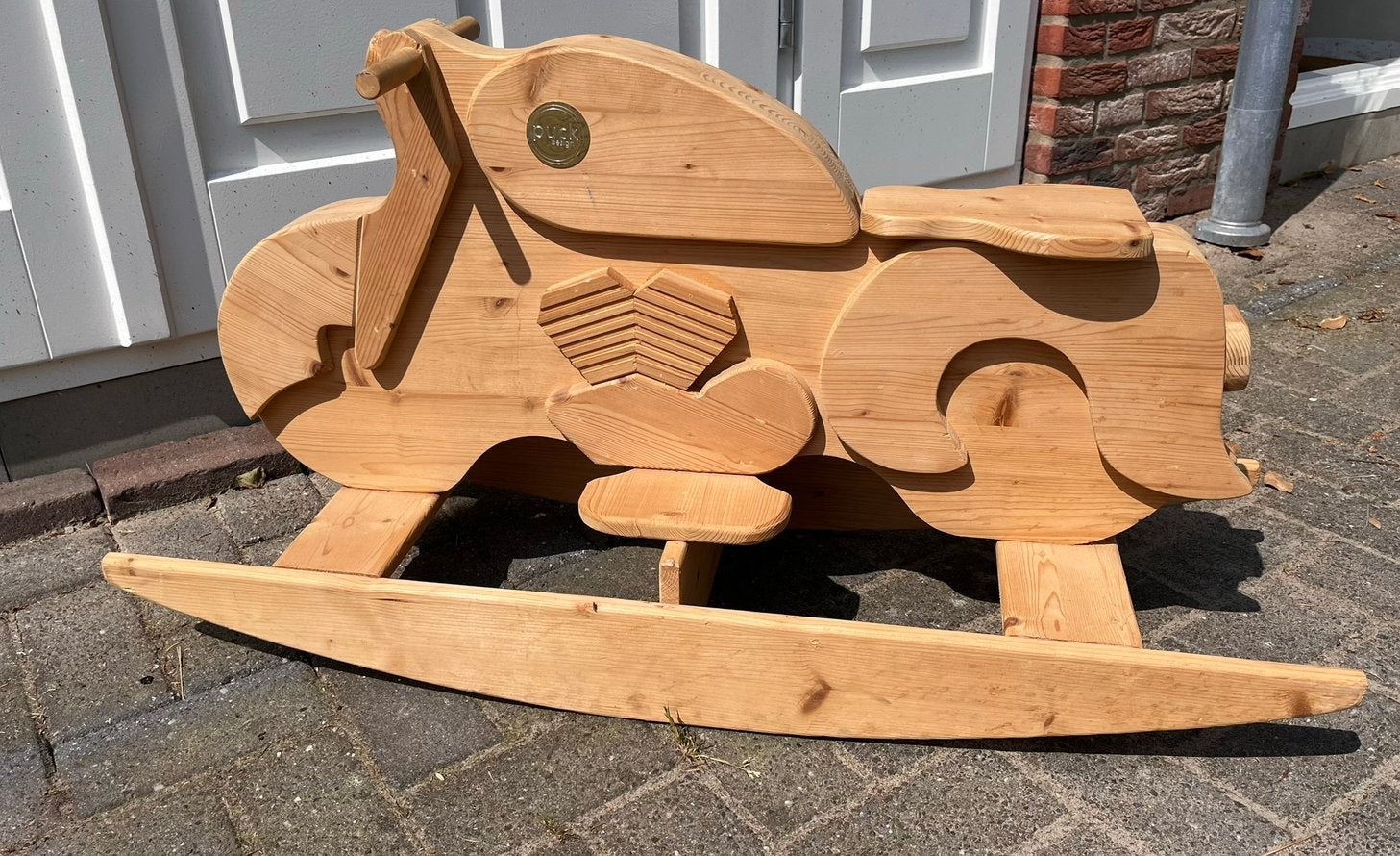 Hoppelpaard hobbelmotor, Ophalen, Zo goed als nieuw