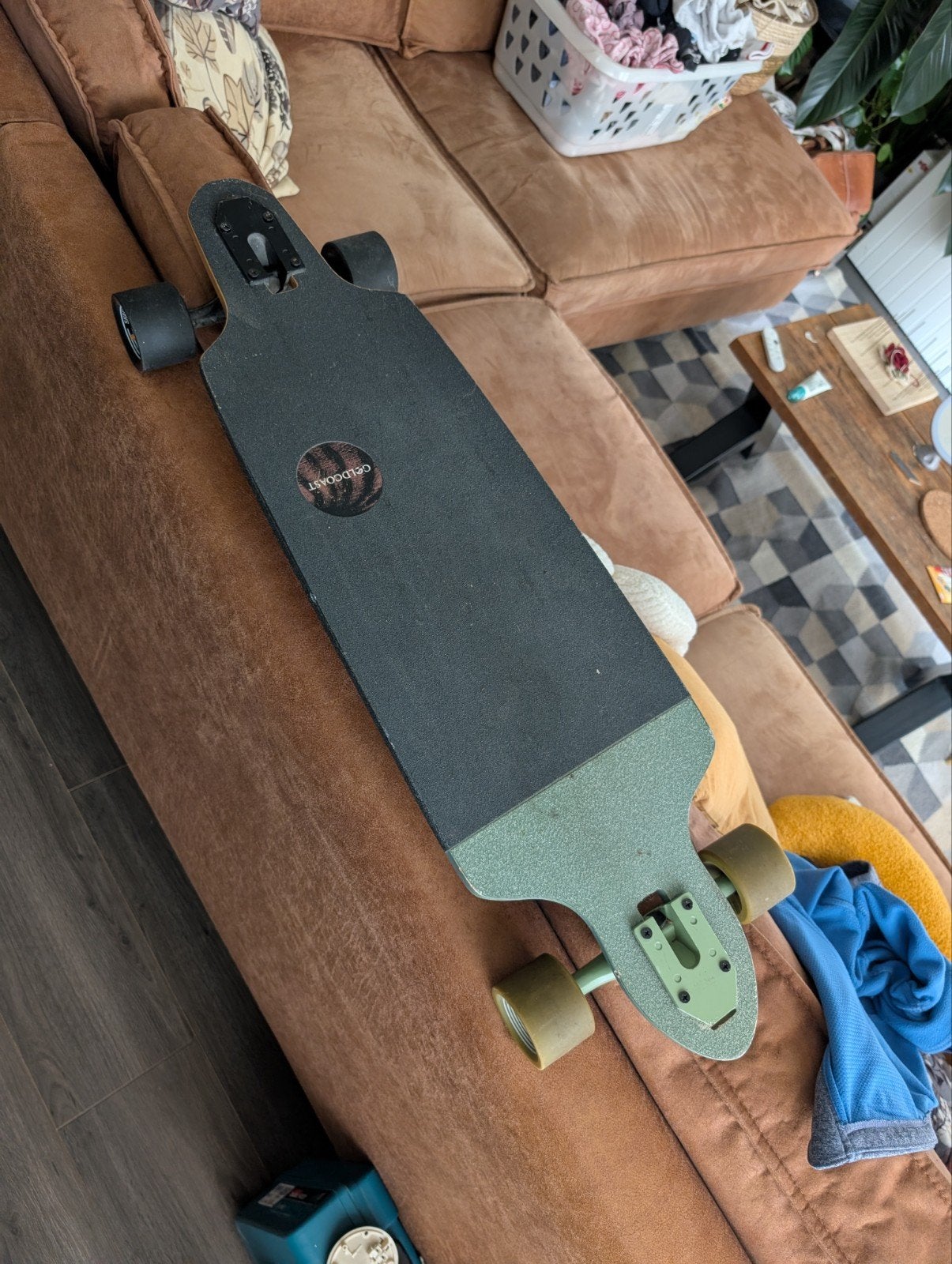 Gold Coast Longboard - Perfect voor cruisen, Sport en Fitness, Skateboarden, Ophalen of Verzenden, Gebruikt, Skateboard, Longboard
