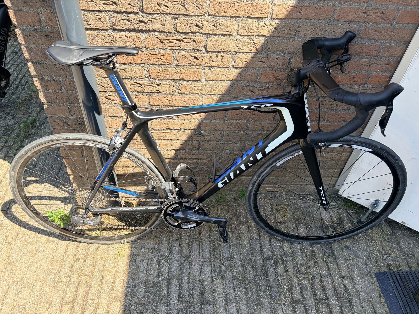 Giant racefiets met Ultegra Di2 en S-Works stuur, Ophalen, Gebruikt, Carbon, Giant