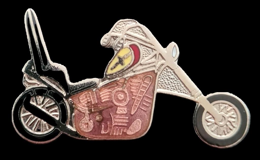 Chopper Bobber VTG PW II pin, Verzenden, Nieuw, Transport, Speldje of Pin