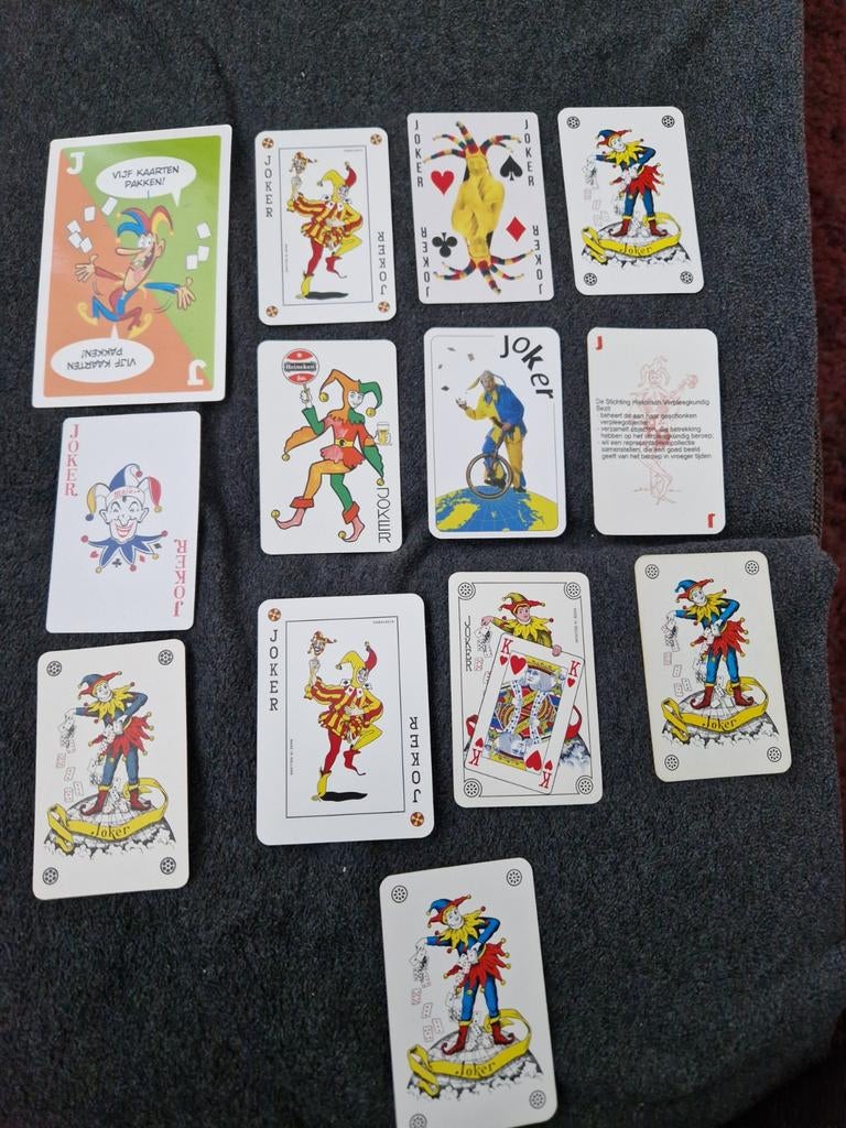 13 jokers, UWV, Arke, Heineken, VGV, NVHPV, de Kuyper  etc, Ophalen of Verzenden, Zo goed als nieuw, Joker(s)