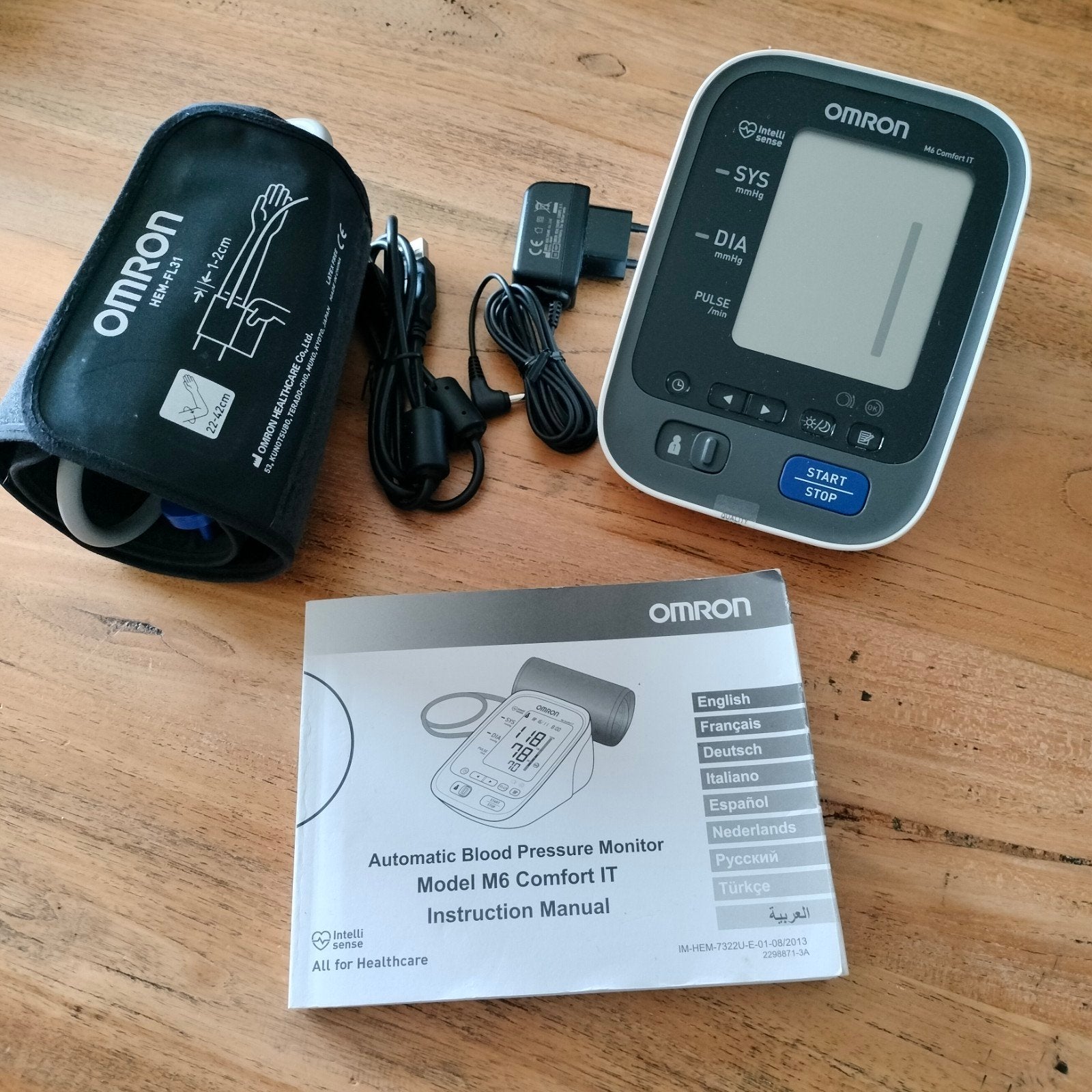 Omron Bloeddrukmeter  HEM-FL31, Ophalen of Verzenden, Gebruikt, Overige typen