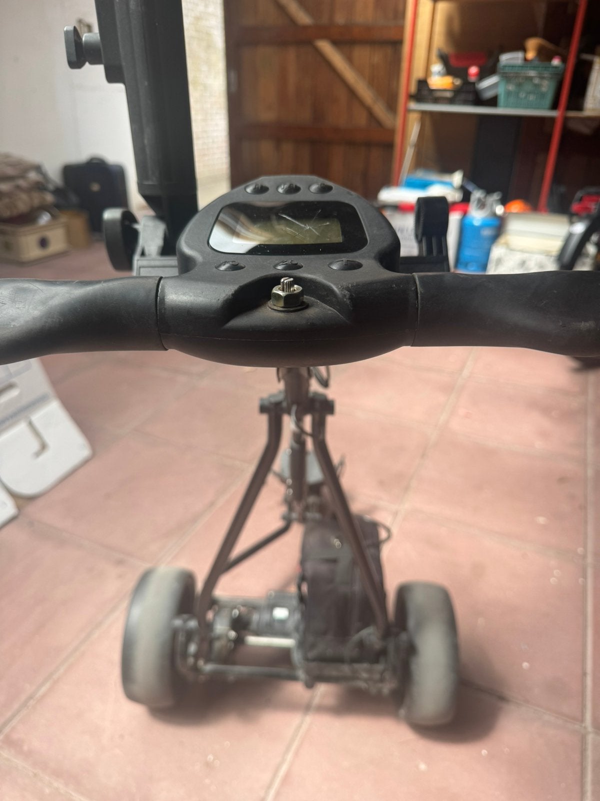 Trolley elektrisch, Sport en Fitness, Golf, Uk, Ophalen, Overige merken, Gebruikt