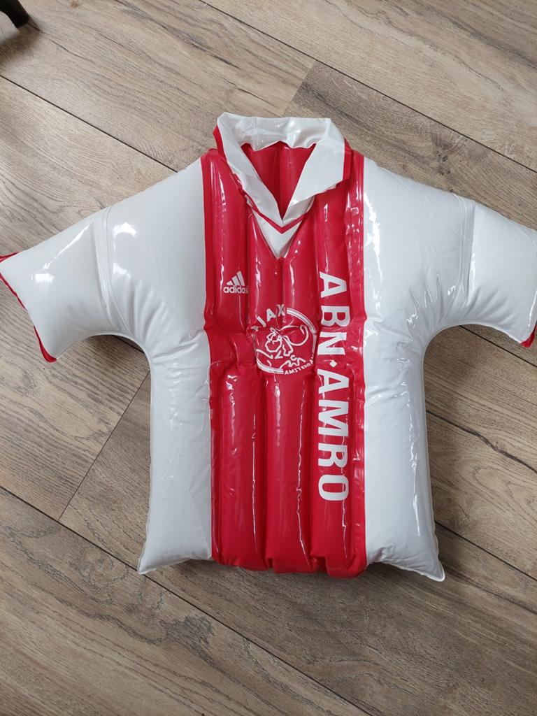 Opblaasbaar Ajax shirt - nummer 12, Ophalen of Verzenden, Gebruikt